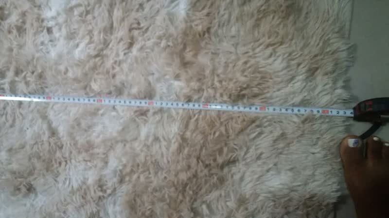 foto de comprador de Tapete Sala Quarto Peludo Felpudo Luxo 1,50x1,00 *promoção*