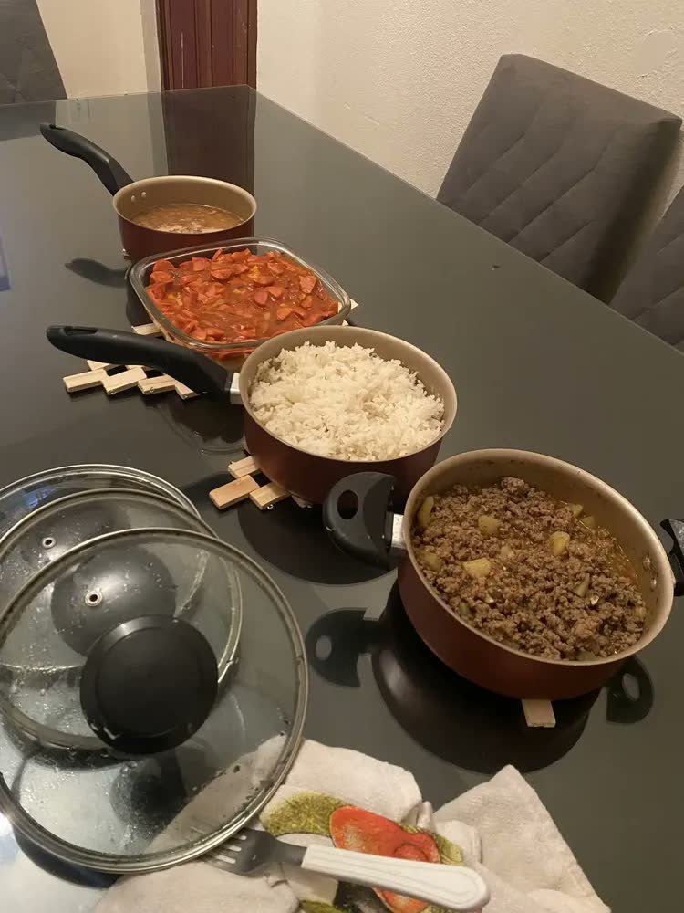 foto de cliente de Jogo De Panelas Teflon Antiaderente 8 Peças Cereja