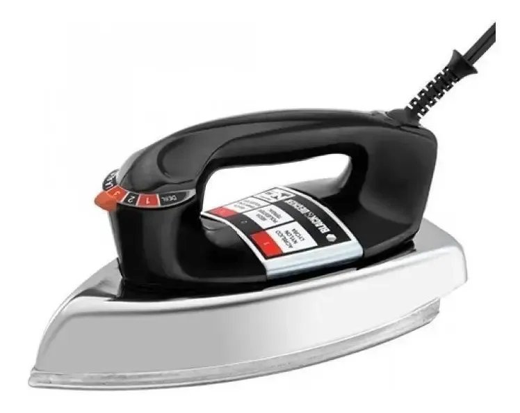 Ferro a vapor Black+decker cor preto prateado Vfa1110tm2
