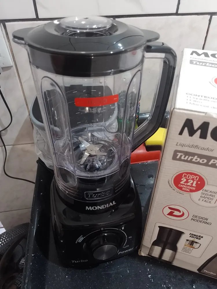 foto de comprador de Liquidificador Turbo Power Mondial 550W L-99 WG