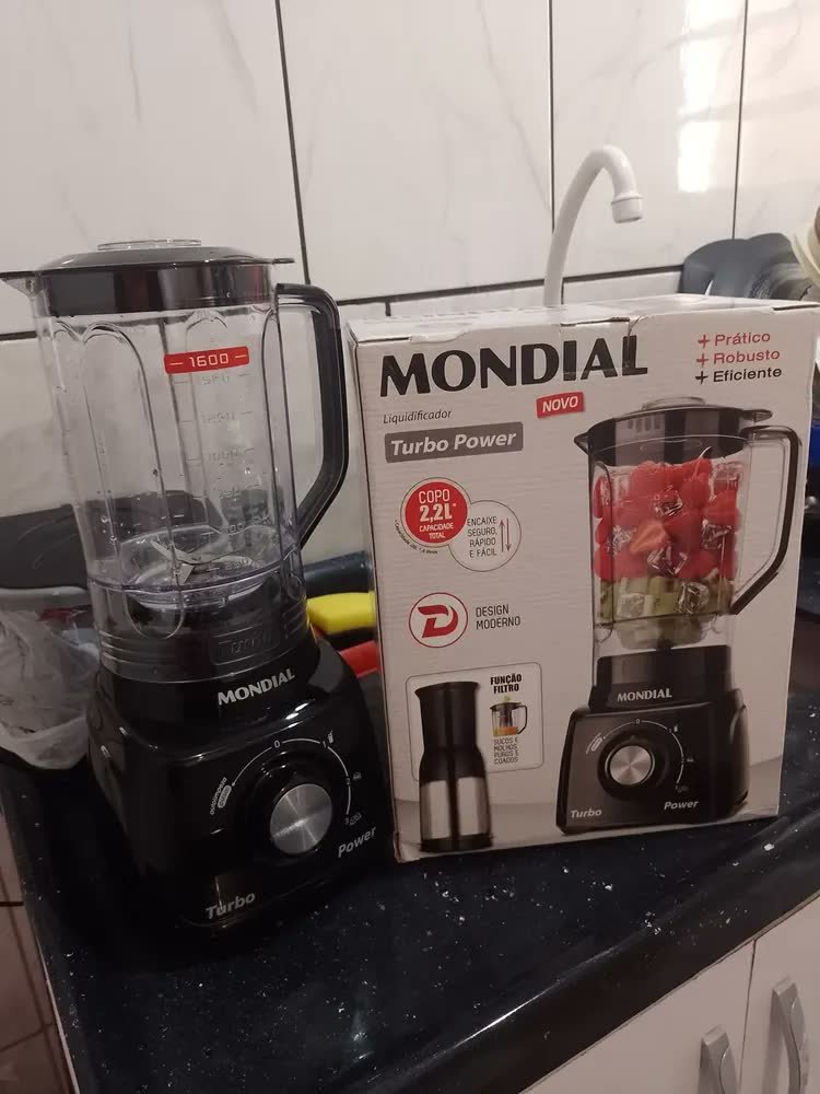 foto de comprador de Liquidificador Turbo Power Mondial 550W L-99 WG