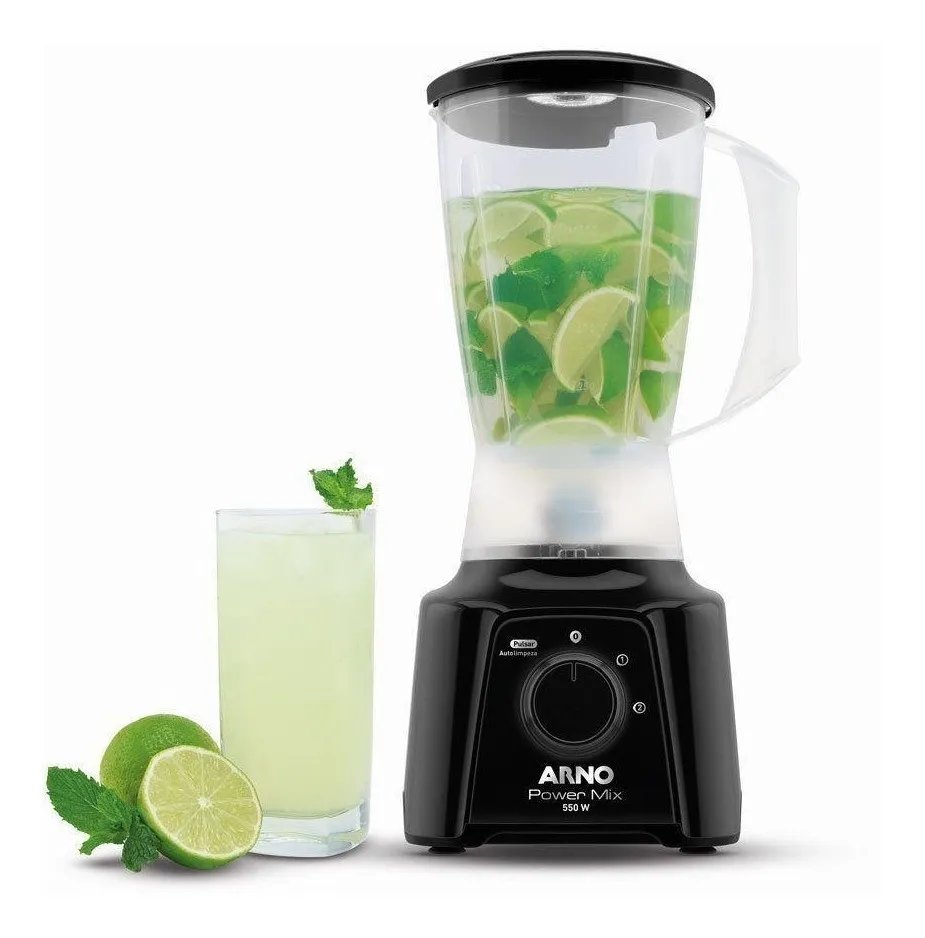 foto de Liquidificador Arno Power Mix Cor Preto