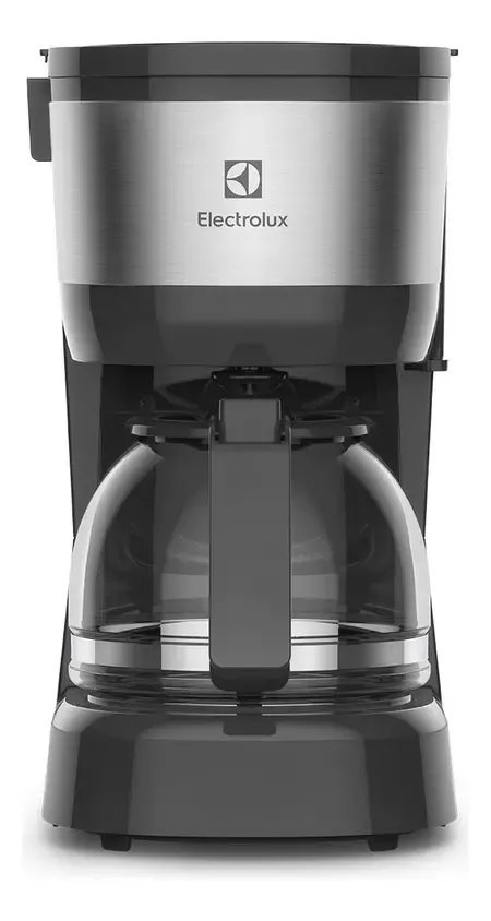 foto de Cafeteira Elétrica Electrolux inox filtro permanente removivel corta pingos capacidade 600ml 15 xicaras função manter aquecido sistema ECM10