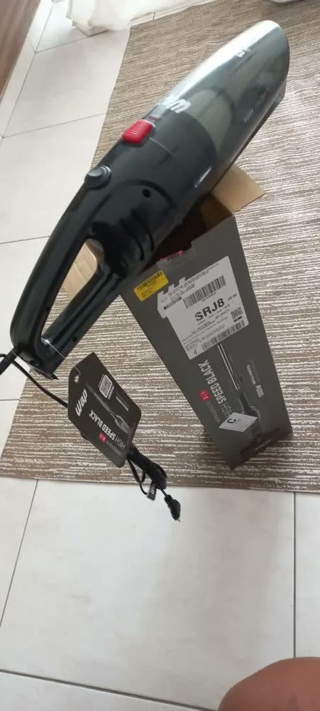 foto de comprador de Aspirador de pó vertical 2 em 1 Wap High Speed Black cor vermelho e preto