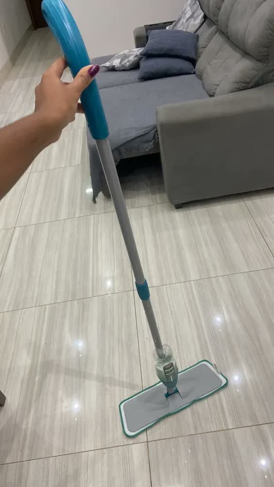 foto de comprador de Rodo Mop Spray Flash Limp Fit C/ Microfibra Lavável Mop0556