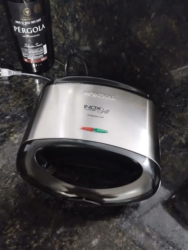 foto de Grill e Sanduicheira Premium, Mondial, 800W - S-07