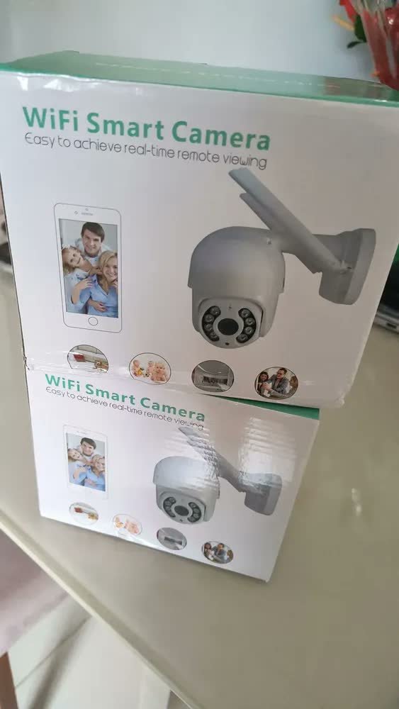 foto de comprador de Kit 2 Câmera Ip Inteligente Wifi Rotativa A8 App Yoosee 360º Cor Branco