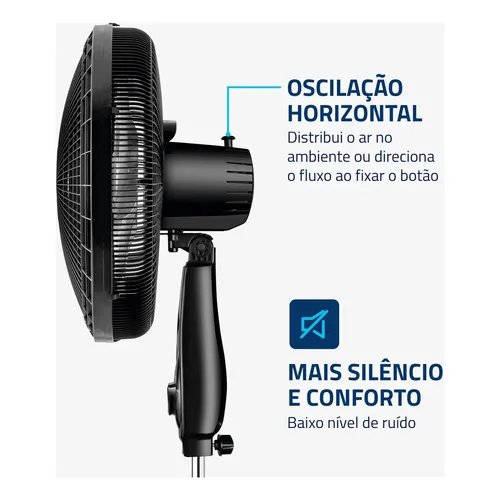 Ventilador de Coluna 40cm Super Power VSP40C 6 Pás 3 Velocidades Mondial