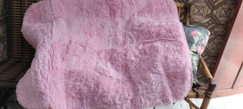 foto de comprador de Tapete Felpudo Quarto Sala 1,00 X 1,40 Mt Peludo