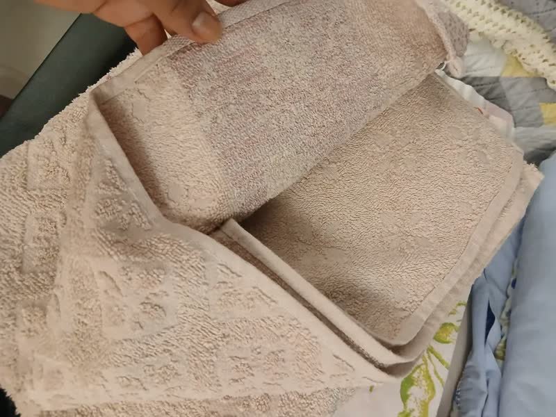 foto de cliente de Toalha De Banho Karsten Yuna 100% Algodão Barra Floral Macia