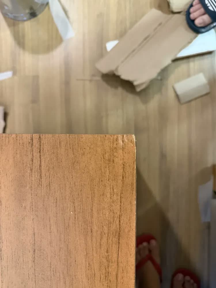 foto de comprador de Rack Mavaular Logan Naturalle para TV até 75 Polegadas Ripado 2 Portas