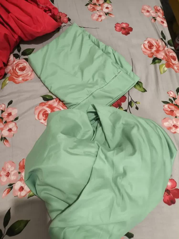 foto de comprador de Jogo De Lençol 400 Fios Ponto Palito Cama Queen 3 Pçs Saldão