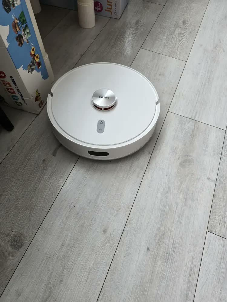 foto de Robô Aspirador de Pó 3 em 1 – Varre Aspira e Passa Pano com Lds Mapeamento Lydsto R1D Compatível com XiaoMi Home