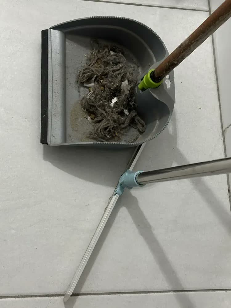 foto de comprador de Rodo Vassoura Giratório 180° Tender Trove Silicone Premium Antirisco Cabo Alumínio Ergonômico Seca em 1 Passada Multiuso Pisos Porcelanato Vidros Box Janelas Azulejo Tapete Carro