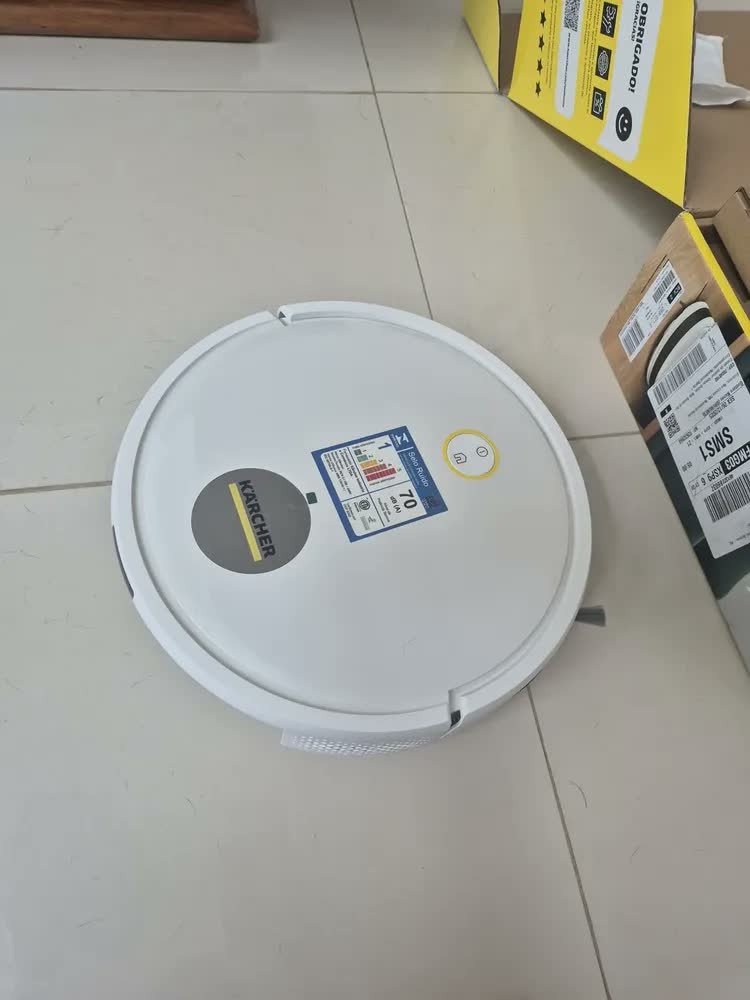 foto de Robô Aspirador de Pó Kärcher RCV 2 com Navegação e Controle Remoto – Bivolt.