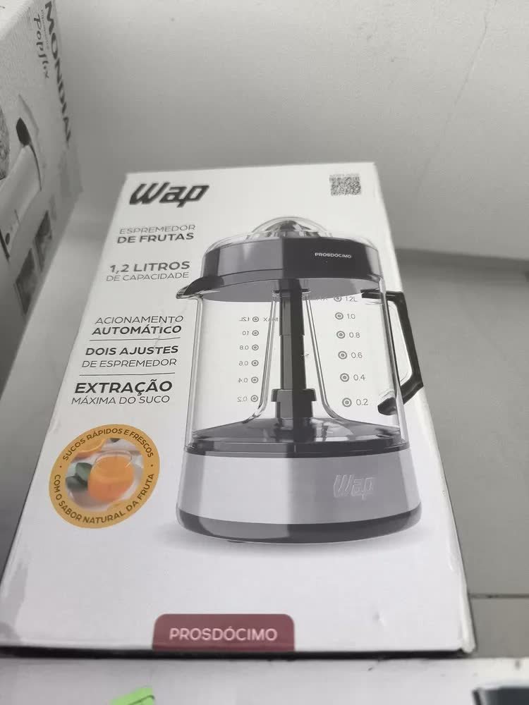 foto de Espremedor de Frutas 1,2L WAP WJ1200 40W com Acionamento Automático e Dois Ajustes de Espremedor 127V