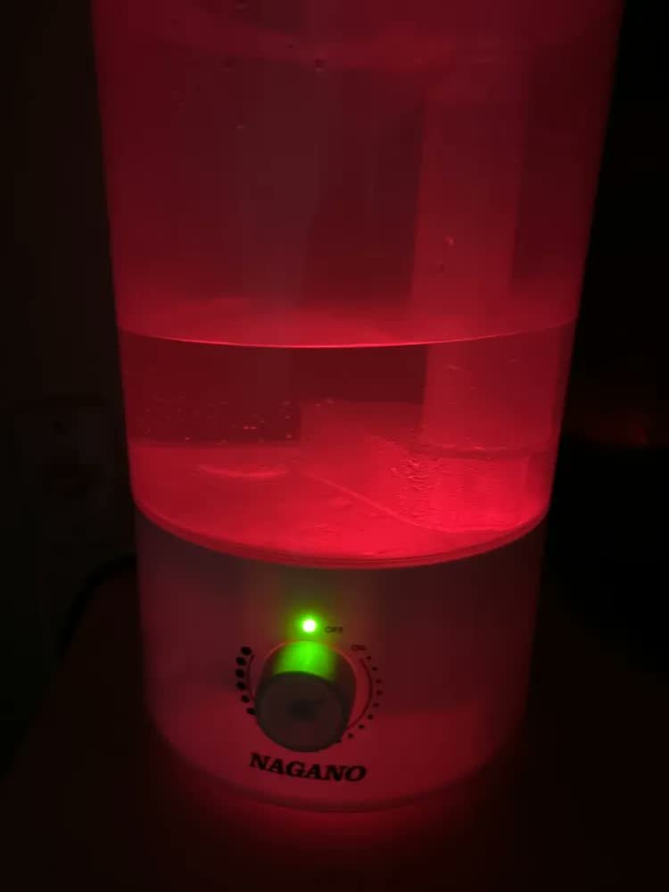 foto de Umidificador de Ar Ultrassônico Silencioso 3l Bivolt com led