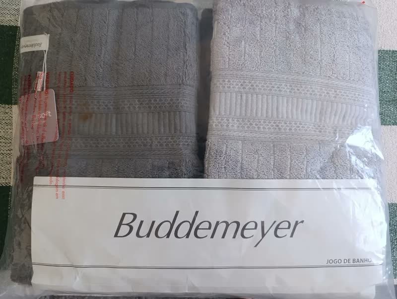 foto de comprador de Jogo De Toalhas Buddemeyer Atena Fio Penteado Banho Azul/azul Claro 4 Peças