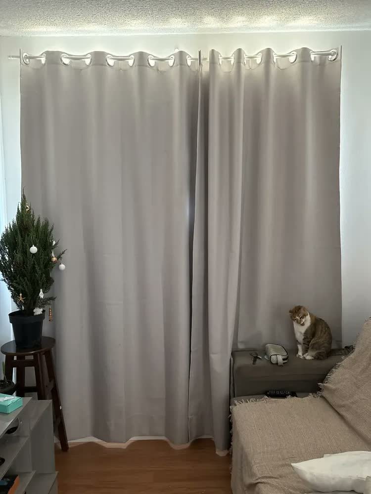 foto de comprador de Cortina Blackout Linhão Linho Vedação 100% 3,00x2,40