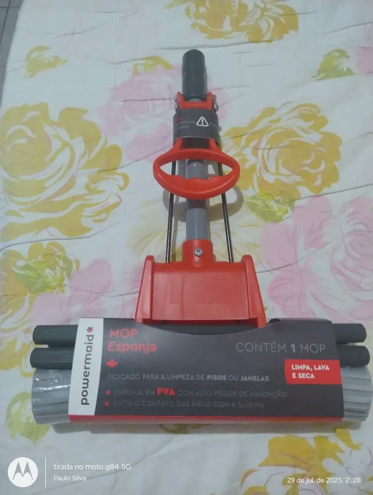 foto de comprador de Mop Limpeza Rodo Mágico Limpeza Premium Vassoura Mágica Hannover Home