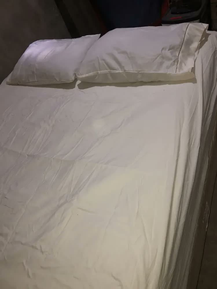 foto de comprador de Jogo De Lençol 400 Fios Queen Branco Liso 3 Peças Com Elástico Padrão Hotel