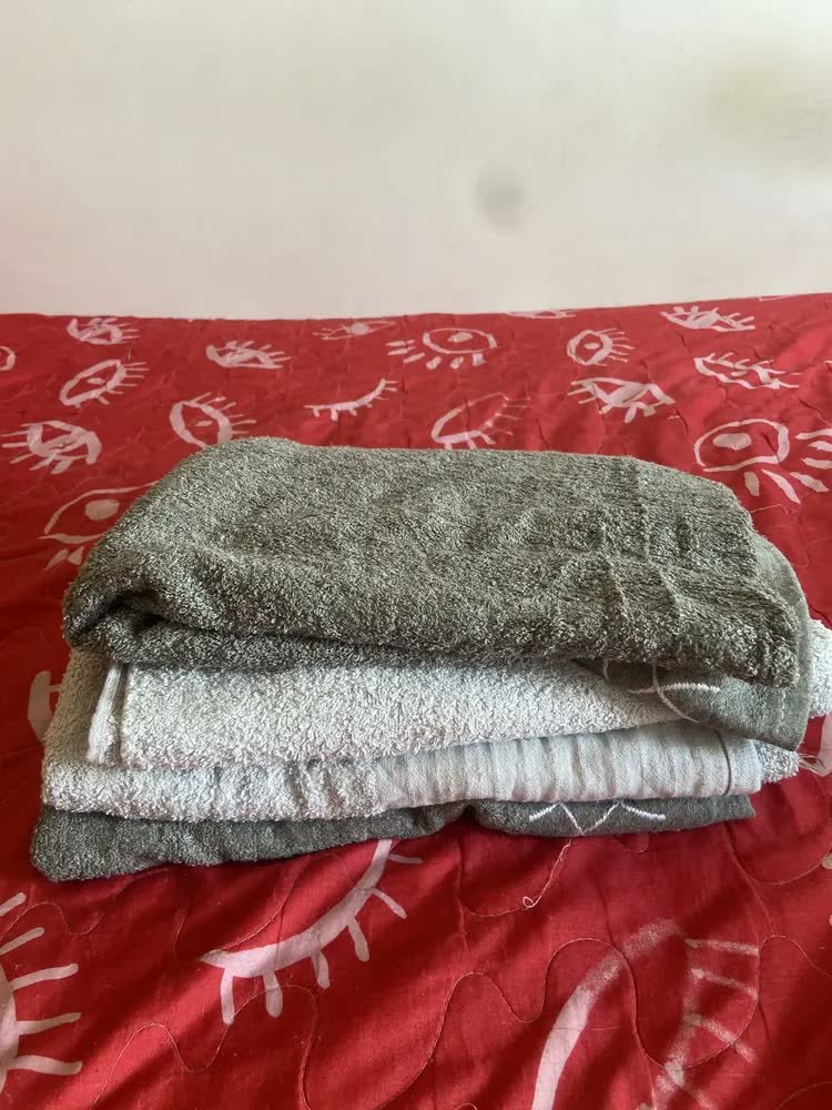 foto de cliente de Kit C/ 2 Toalha De Banho Luxo Gigante 70 X 1,40 Atacado Listras Sortida