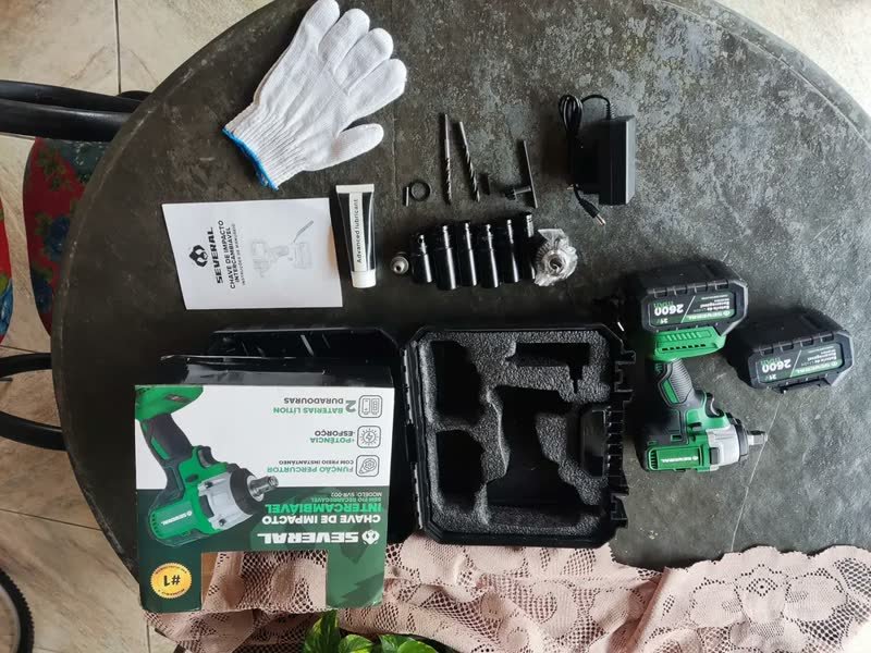 foto de comprador de Chave De Impacto Parafusadeira Furadeira Several Importados Verde