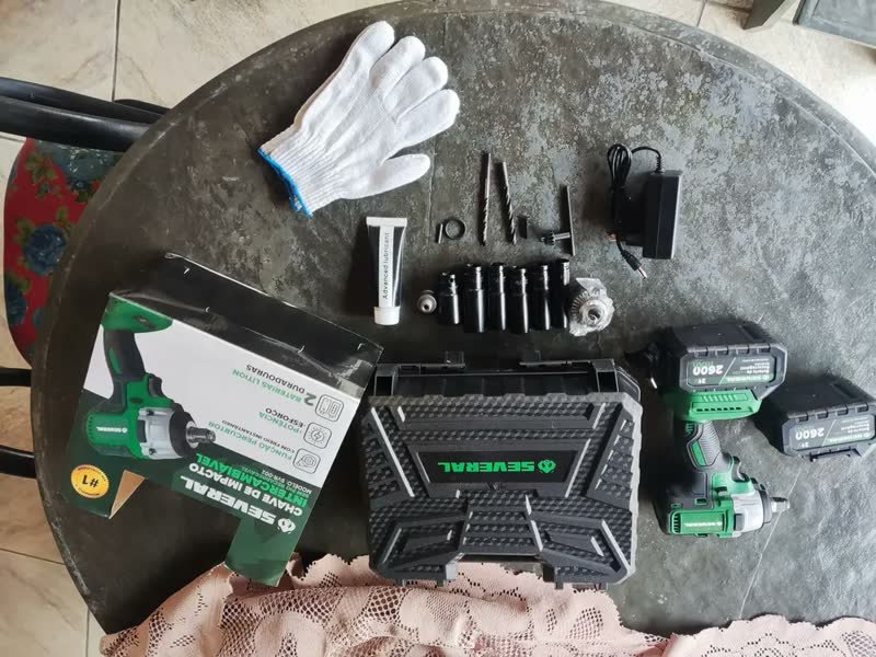foto de comprador de Chave De Impacto Parafusadeira Furadeira Several Importados Verde
