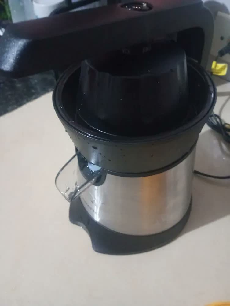foto de Espremedor Fruta Elétrico Inox Automático 120w Laranja Limão