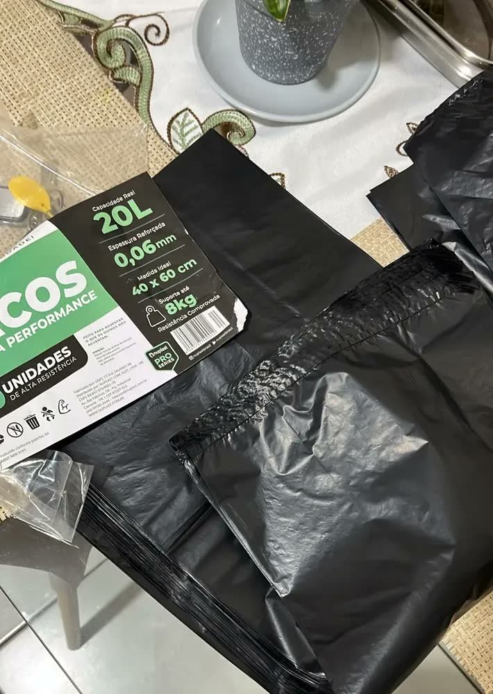 foto de comprador de Saco De Lixo 20 Litros Reforçado 50un Nuplast Fabrica